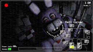 UnNightmare Bonnie with classic colors! 1983 Bonnie! (FNaF 1 Mods)