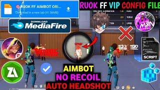 Free Fire Auto Headshot Config File Macro Aimbot + No Recoil Regedit ‼️ Antiban VIP Script 