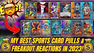 *MY BEST SPORTS CARD PULLS & FREAKOUT REACTIONS IN 2023...