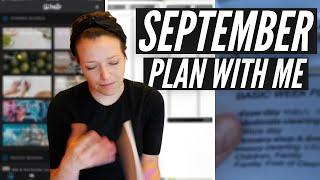 Plan With Me September 2020 | Passion Planner (Functional Planning)