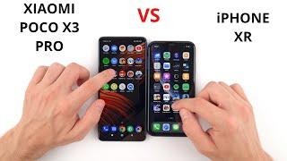 Xiaomi Poco X3 Pro vs iPhone XR | SPEED TEST
