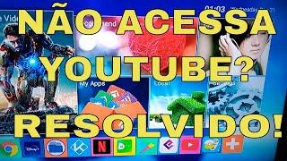 TV Box MXQPRO Não entra no YOUTUBE - RESOLVIDO 2021