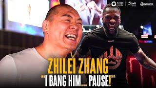 "I BANG HIM... PAUSE!"  Zhilei Zhang is on a mission to F*** UP Deontay Wilder with MONSTER KO 