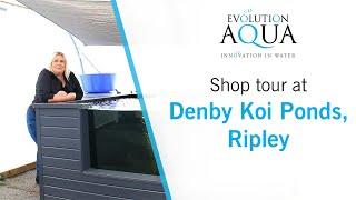 Shop tour at Denby Koi Ponds