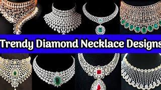 Diamond Necklace Designs|Bridal Collections|Diamond Jewellery|latest Diamond Necklace Design|வைரநகை