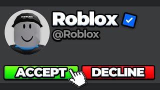 ROBLOX ADDED ME..