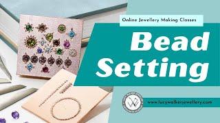 Bead Setting for Round Brilliant Cuts | Jewelry Making Class | Metalsmith Academy