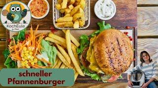 schnellster BURGER aus der Pfanne | Chopped Cheeseburger | Burger Liebe