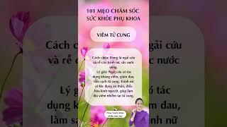 Trị viêm tử cung bằng phương pháp dân gian an toàn, hiệu quả #nguyenthituyen68