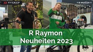 R Raymon e-Bike Neuheiten 2023  | AirRay 12.0, TrailRay 160E 11.0 TourRay E 8.0  