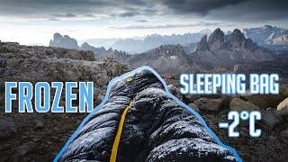 I Slept in a Frozen Sleeping Bag | DOLOMITES, Italy