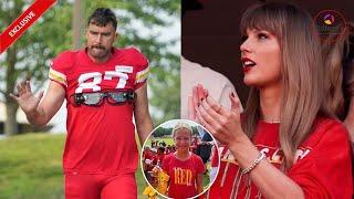 Travis Kelce Gets Candid on Viral Video of Him Tossing Gloves to a Taylor Swift Fan | Taylor Swift