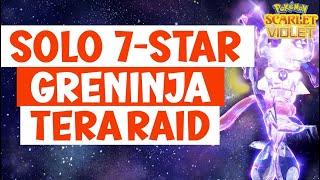 HOW TO SOLO 7-STAR GRENINJA TERA RAID - Pokemon Scarlet and Violet
