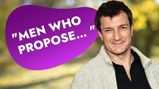 Why Nathan Fillion Says He's “Unlucky In Love” | Rumour Juice