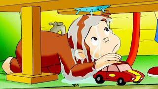 Curious George | George and Allie's Automated Car Wash | Cartoons For Kids | WildBrain Cartoons