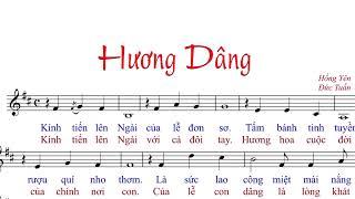 HƯƠNG DÂNG (tập hát 2014) - Hồng Yên.Đức Tuấn -  AnnaSaoMai