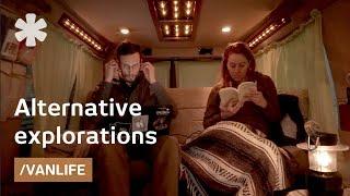 Converted van as full-time home for nomadic Canadian couple