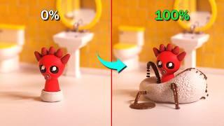 BABIES SPRUNKI  FROM 0% TO 100% SATISFACTION SIMULATIONS