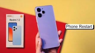 Redmi 12 Phone Restart | Redmi 12 5g Reboot Kaise Kare