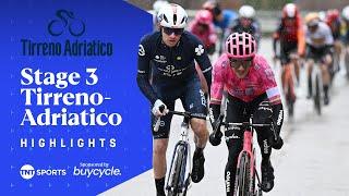 IMPORTANT VICTORY!  | Men's Stage 3 Tirreno-Adriatico 2025 Race Highlights | TNT Sports Cycling