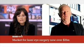 BBC News interview with Dr. Jørn S. Jørgensen on laser eye surgery for myopia