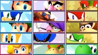 Mario & Sonic at the London 2012 Olympic Games (3DS) - All Characters