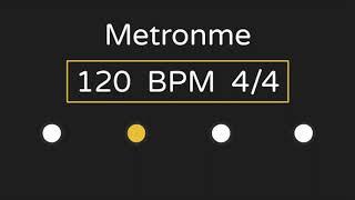 Metronome | 120 BPM | 4/4 Time (with Accent )