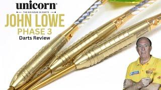 Unicorn JOHN LOWE PHASE 3 Darts Review