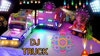 New crazy Dj I how to make new chota DJ | Mini dj sharpy lights Navratri Radha Krishna dj trolley