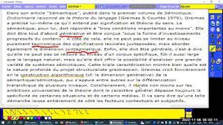 semestre 1 études françaises
