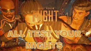 ALL TEST YOUR MIGHT IN MK 1 | Byteman