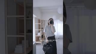 Tried the UNIQLO × ANYA HINDMARCH T-shirt. A go-to for summer simplicity.