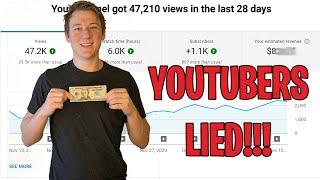 How Much Money Does My Small YouTube Channel Make! (Less Than 5,000 Subscribers)