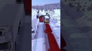 Euro Truck simulator 2  | Multiplayer - Winterland 2024 FAIL | #shorts    #truck  #ets2 #mods