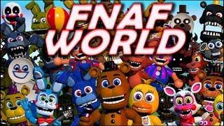 Beating FNAF World 100% For The 3rd Time [Live]