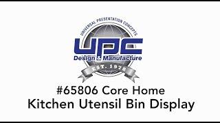 #65806 - Core Home Kitchen Utensil Bin Display Video Instructions