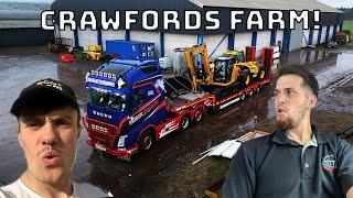 Delivering a JCB Loadall To Crawfords Farm!