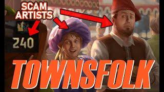 GWENT | Unanswered TOWNSFOLK deck easily gets OVER 200 POINTS | Syndicate Hidden Cache deck