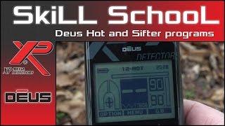 XP Deus Garys full tone hot and sifter programs explained