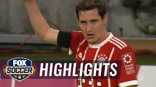 Niklas Süle scores first goal of the season for Bayern Munich | 2017-18 Bundesliga Highlights