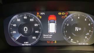 Volvo XC40 Oil level check How to check the oil in a Volvo XC40 with electronic dipstick