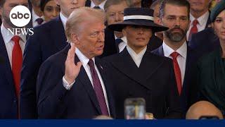 Donald Trump sworn in as 47th US president