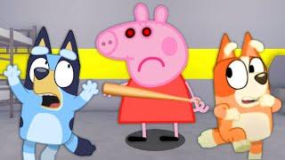 Bluey & Bingo Escape EVIL PEPPA PIG PRISON!