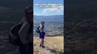 What To Say & Not To Say To A Woman Hiking Alone