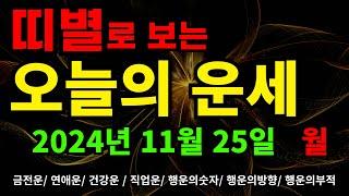 2024년 11월 25일 띠별로보는 오늘의운세 !! #오늘의운세 #띠별운세 #운세 #행운부적 #금전운 #연애운 #직업운 #건강운 #행운의숫자 #행운 #행운의부적 #부적