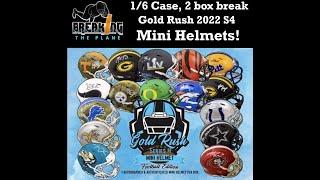 Ebay BLACK FRIDAY Gold Rush 2022 S4 Mini Helmets 2 box break!