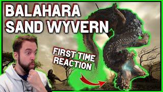 Fighting a SAND SEA WYVERN for the first time! The BALAHARA - Monster Hunter Wilds BETA