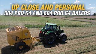 Take a closer look at the Vermeer 504 Pro G4 and 604 Pro G4 balers