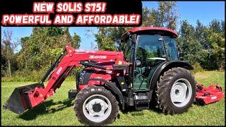 New Tractor! Solis S75 HP Review!