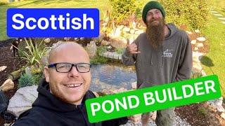 A bonnie garden pond in Scotland - (scottish pond builder)